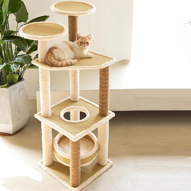 5-Tier Single Nest Cat Tree with Ladder 5-Tier Single Nest Cat Tree with Ladder