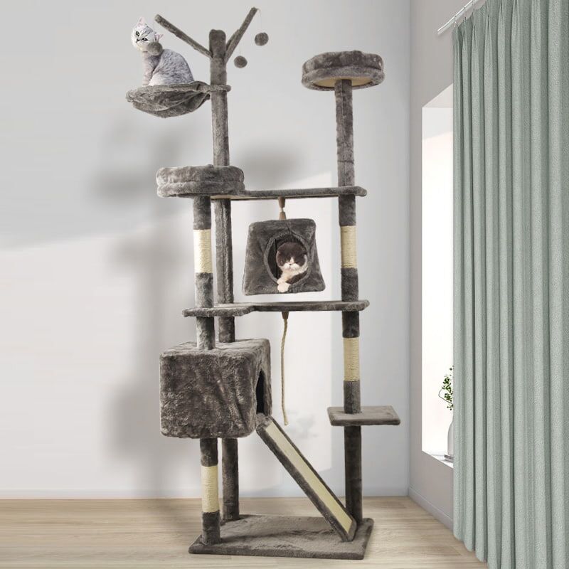 Extra-Large Luxury Cat Tower with Hammock Extra-Large Luxury Cat Tower with Hammock