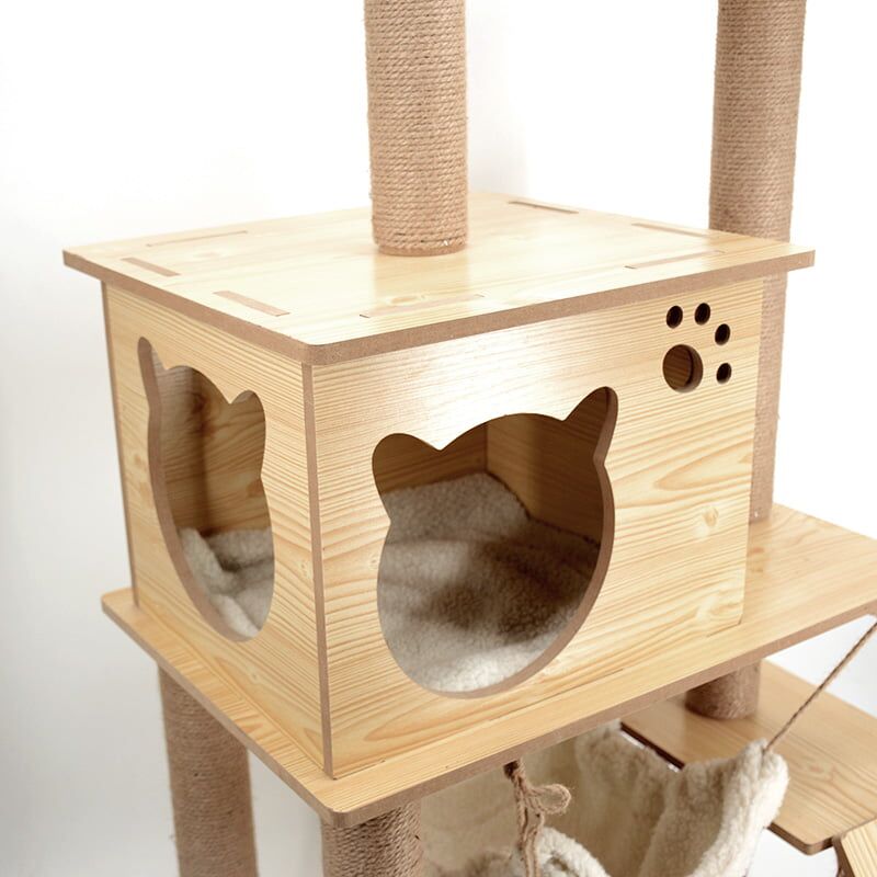 Laminated Panel Cat Tower Laminated Panel Cat Tower