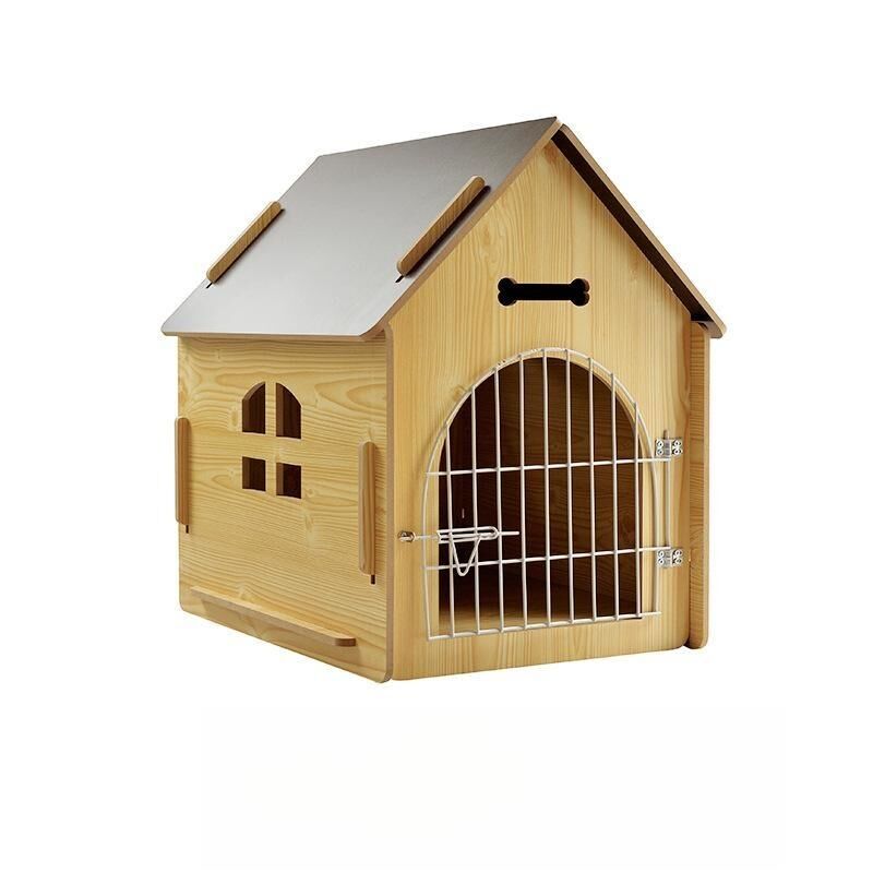 Wooden Pet House with Door β Secure Indoor Dog & Cat Kennel Wooden Pet House with Door β Secure Indoor Dog & Cat Kennel
