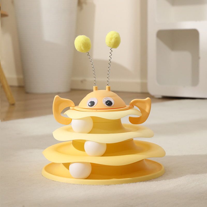 bumblebee cat tumbler toy treat dispensing puzzle for cats bumblebee cat tumbler toy treat dispensing puzzle for cats