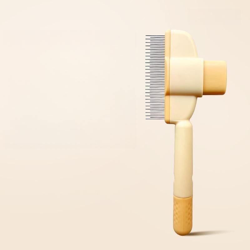 self cleaning cat slicker brush one button hair release self cleaning cat slicker brush one button hair release