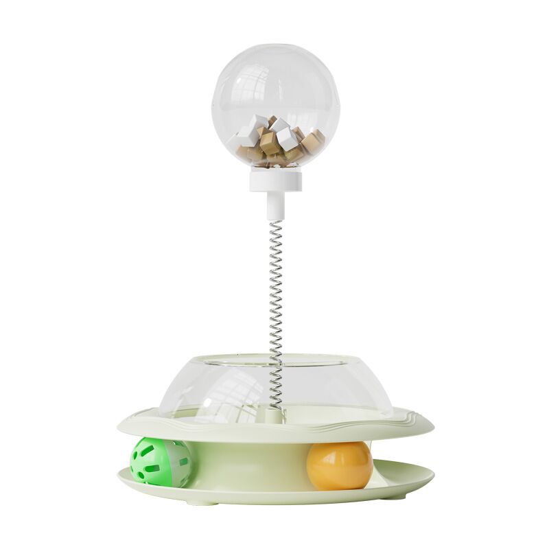 treat dispensing cat toy ball with feathers mental stimulation puzzle feeder treat dispensing cat toy ball with feathers mental stimulation puzzle feeder